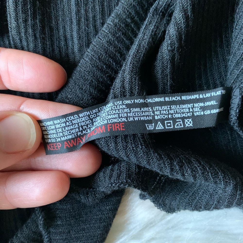 NWT UO Out From Under Rosie Swing Tank - Black - Picture 10 of 11